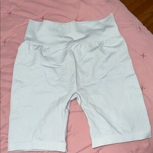 Women's light mint green High-Waisted Shorts